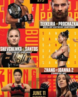 UFC 275: Teixera vs Prochazka