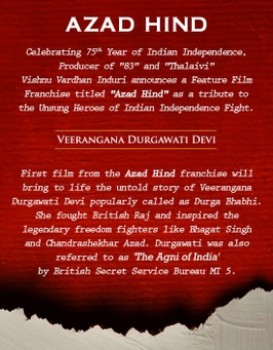 Azad Hind: Veerangana Durgawati Devi